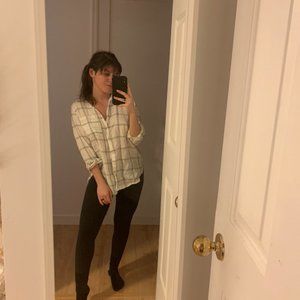 H&M Oversize T Button Up